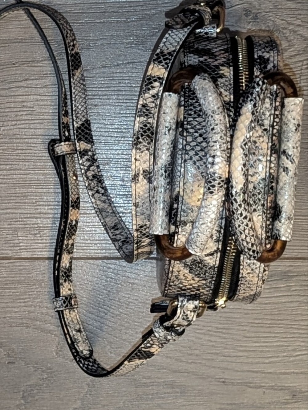 Kurt Geiger Snake Print Bag - Picture 7 of 12